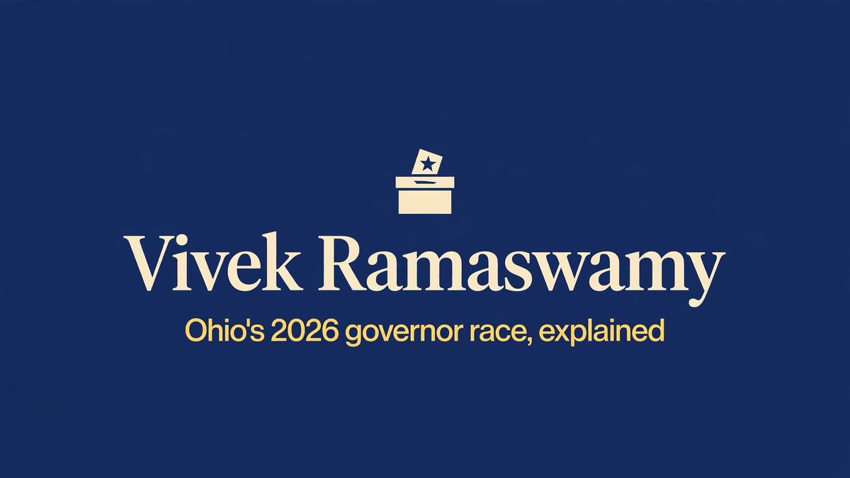 Vivek Ramaswamy _ Bio, Current News 2026 Hero Image